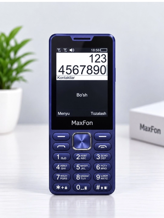 Maxfon S26 classic 1300 mAh batareka. avtozapis. gaplashganda ovoz o'zgartirish bor
