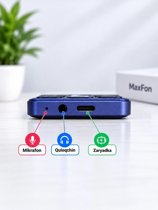 Maxfon S26 classic 1300 mAh batareka. avtozapis. gaplashganda ovoz o'zgartirish bor - 