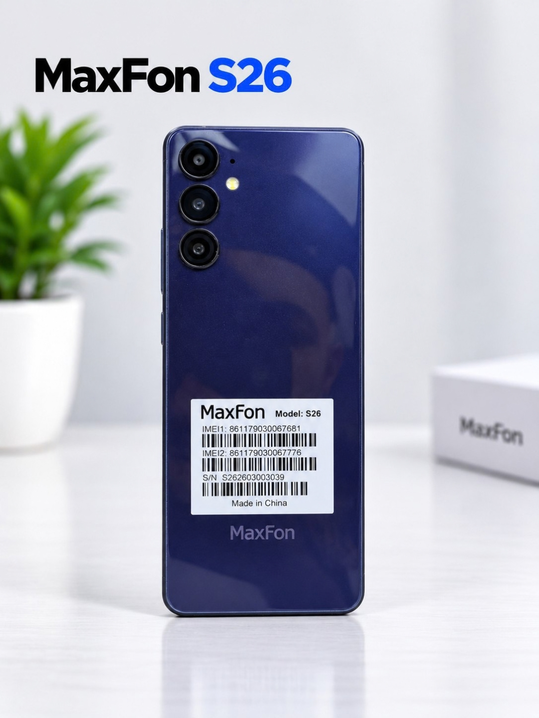Maxfon S26 classic 1300 mAh batareka. avtozapis. gaplashganda ovoz o'zgartirish bor