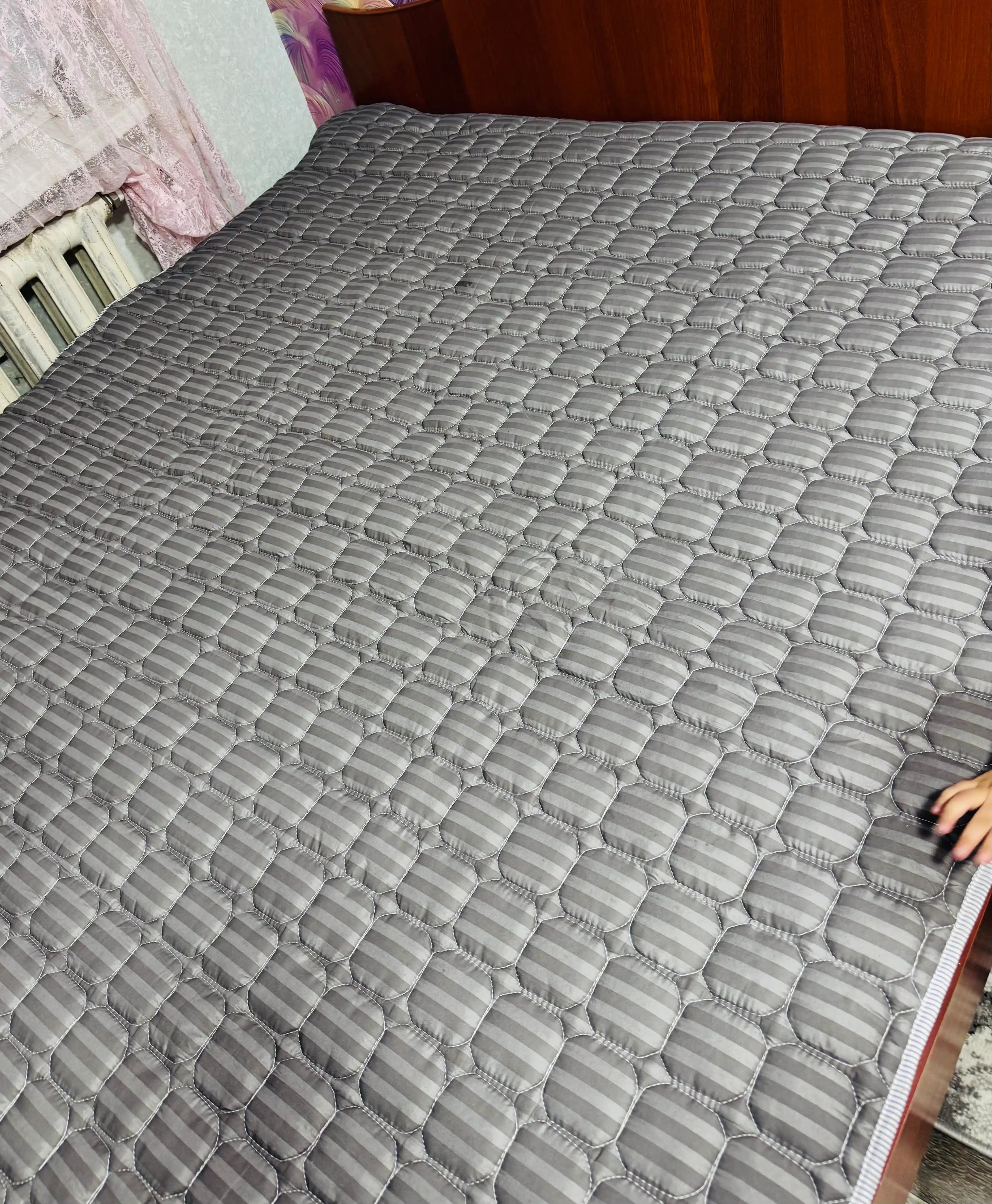 Bambukli matras uchun qoplama namatrasnik, rezinkali matrasga chexol