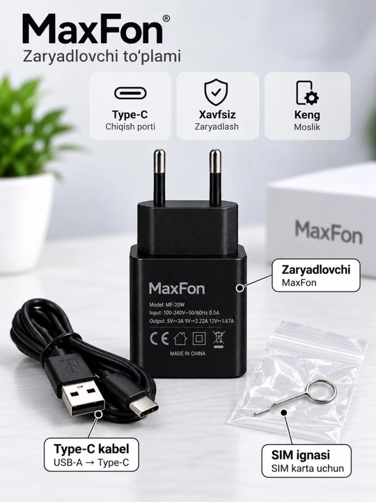 Maxfon S26 classic 1300 mAh batareka. avtozapis. gaplashganda ovoz o'zgartirish bor