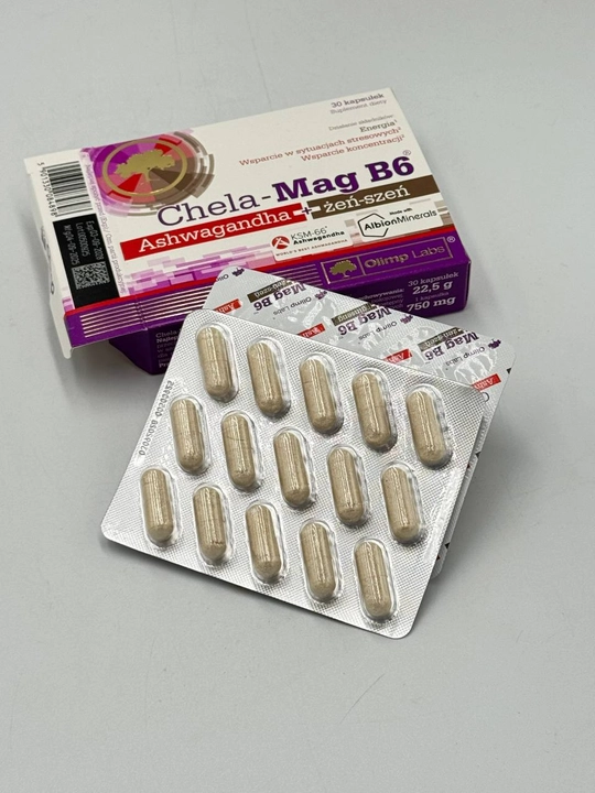 Olimp Chela-Mag B6 Forte, Магный с Ашвагандой 30sg