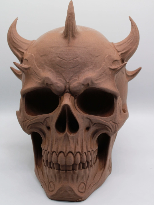 Demon Bosh suyagi naushniklar uchun podstavka / 3D-shoxli cherep stend, dekor