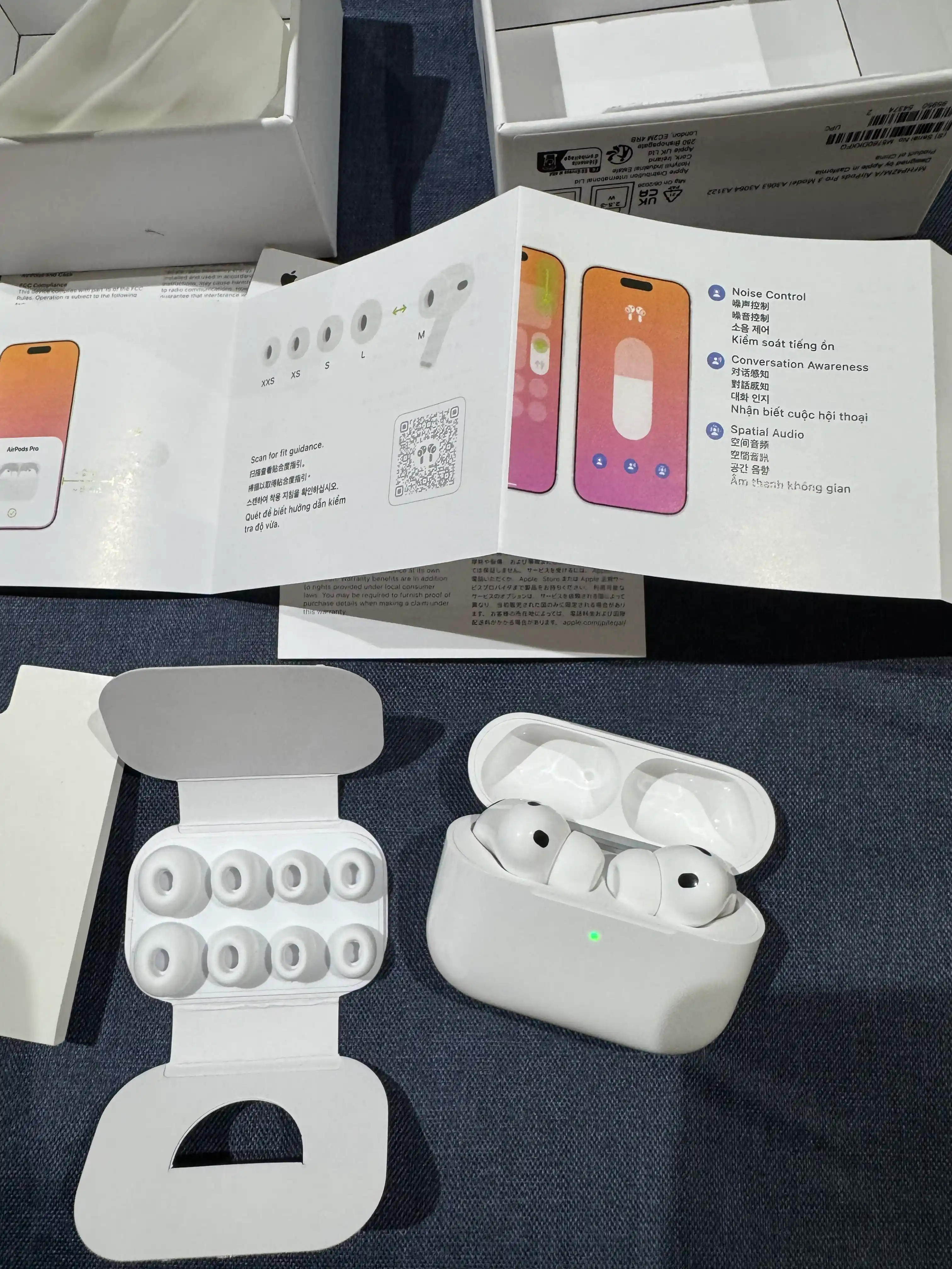 Simsiz quloqchinlar Pods Pro 3 ANC Premium, iPhone va Android uchun naushnik (+1ta sovg‘a)