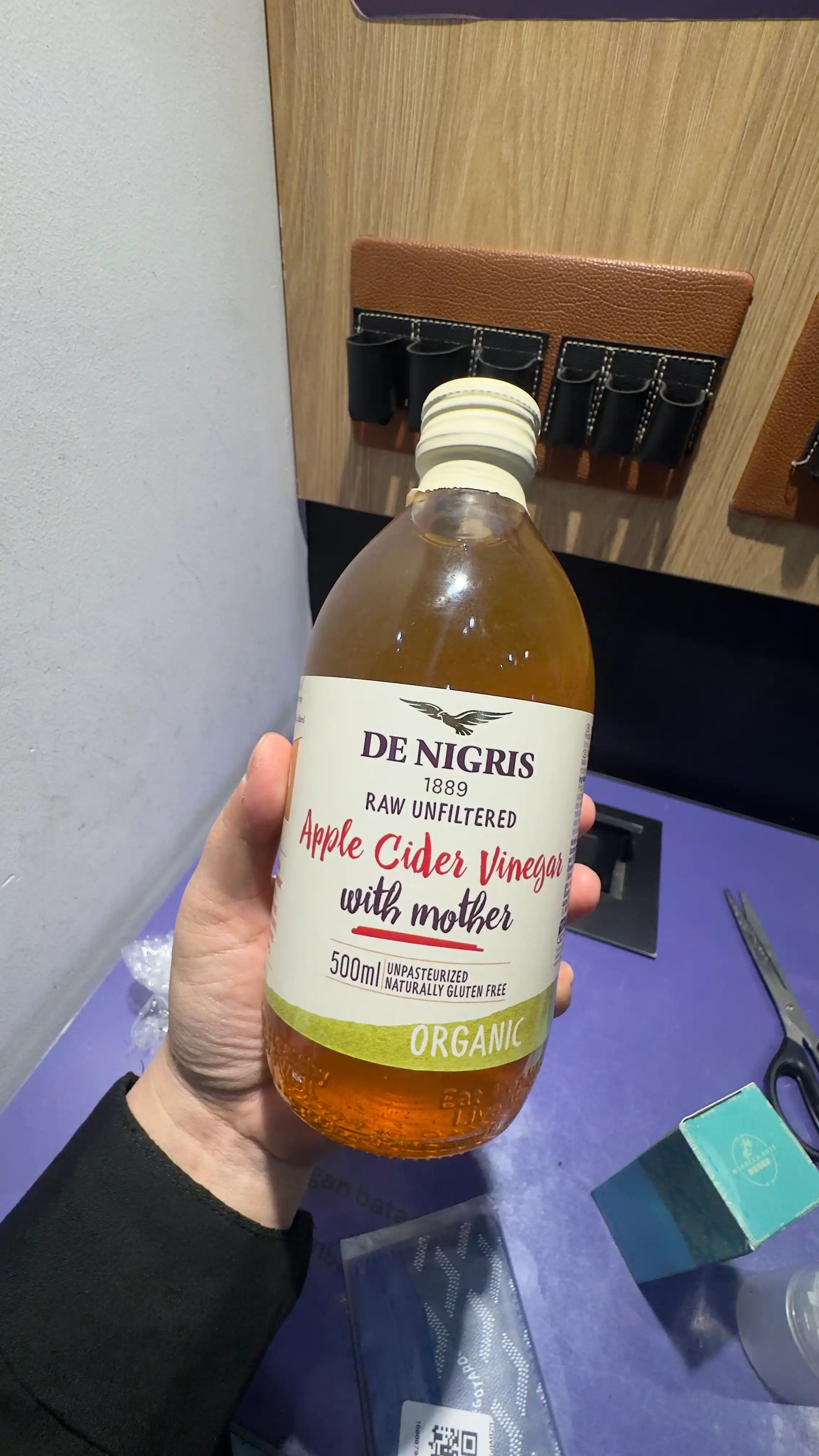De Nigris olma sirkasi, filtrlanmagan, 500 ml