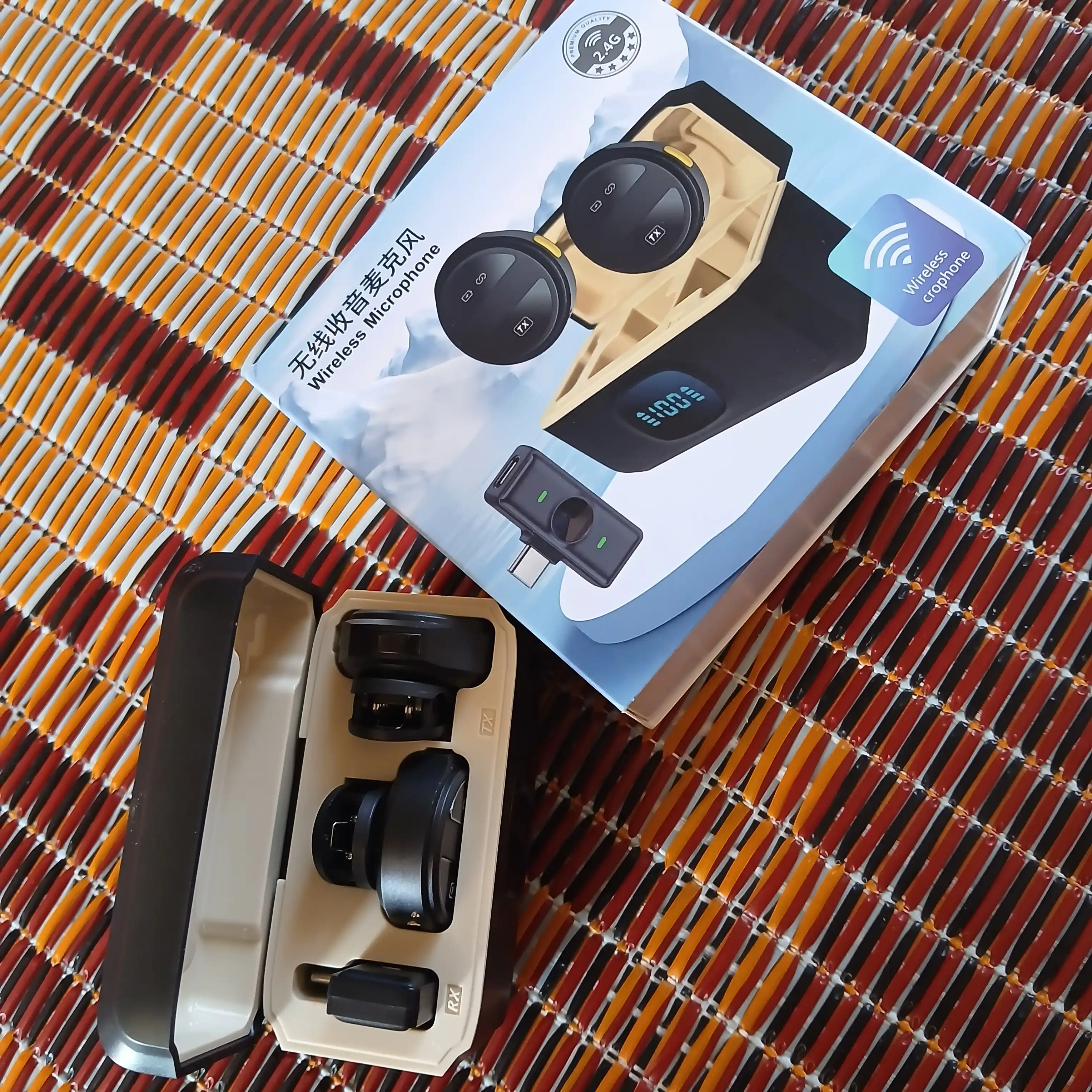 Mikrafon, mikrofon, mini mikrafon, simsiz mikrofon, petlichka, iphone va android uchun,anc
