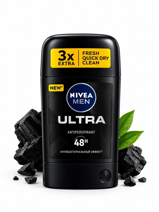 NIVEA MEN ULTRA дезодорант-антиперспирант, защита до 48 часов, для ежедневного ухода - 