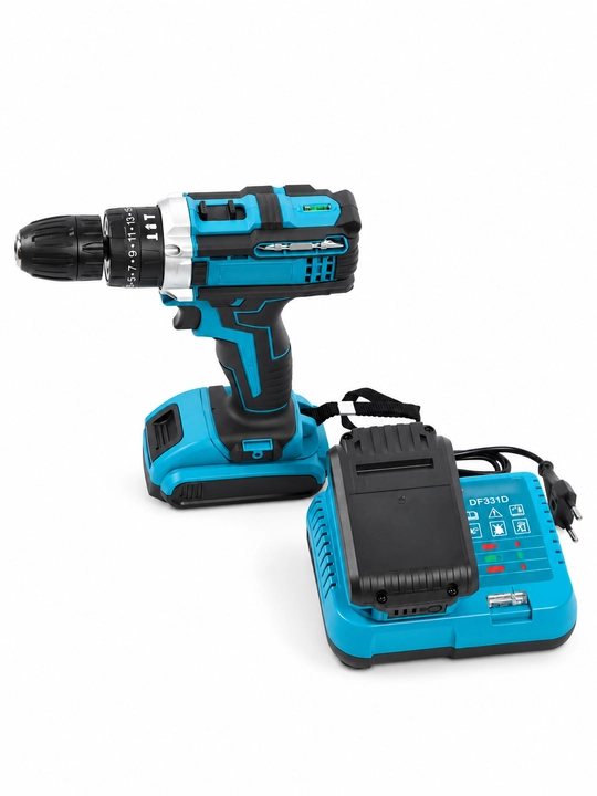 Makita Akkumulyatorli Drel-Shurupovyort, 12V, 24 va 54 Predmetli To‘plam, 2 Akkumulyatorli