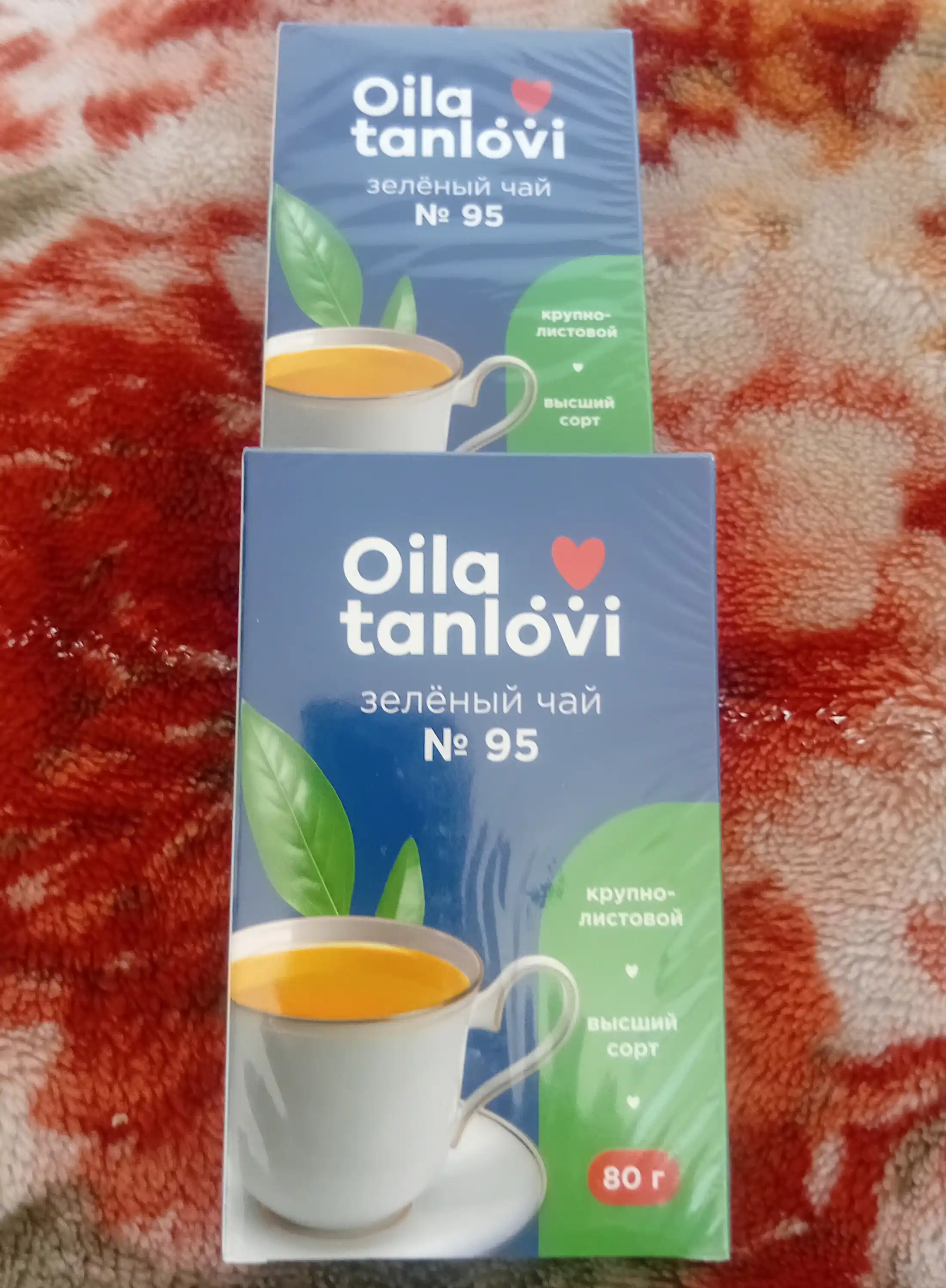Ko'k choy Oila tanlovi №95, 80 g