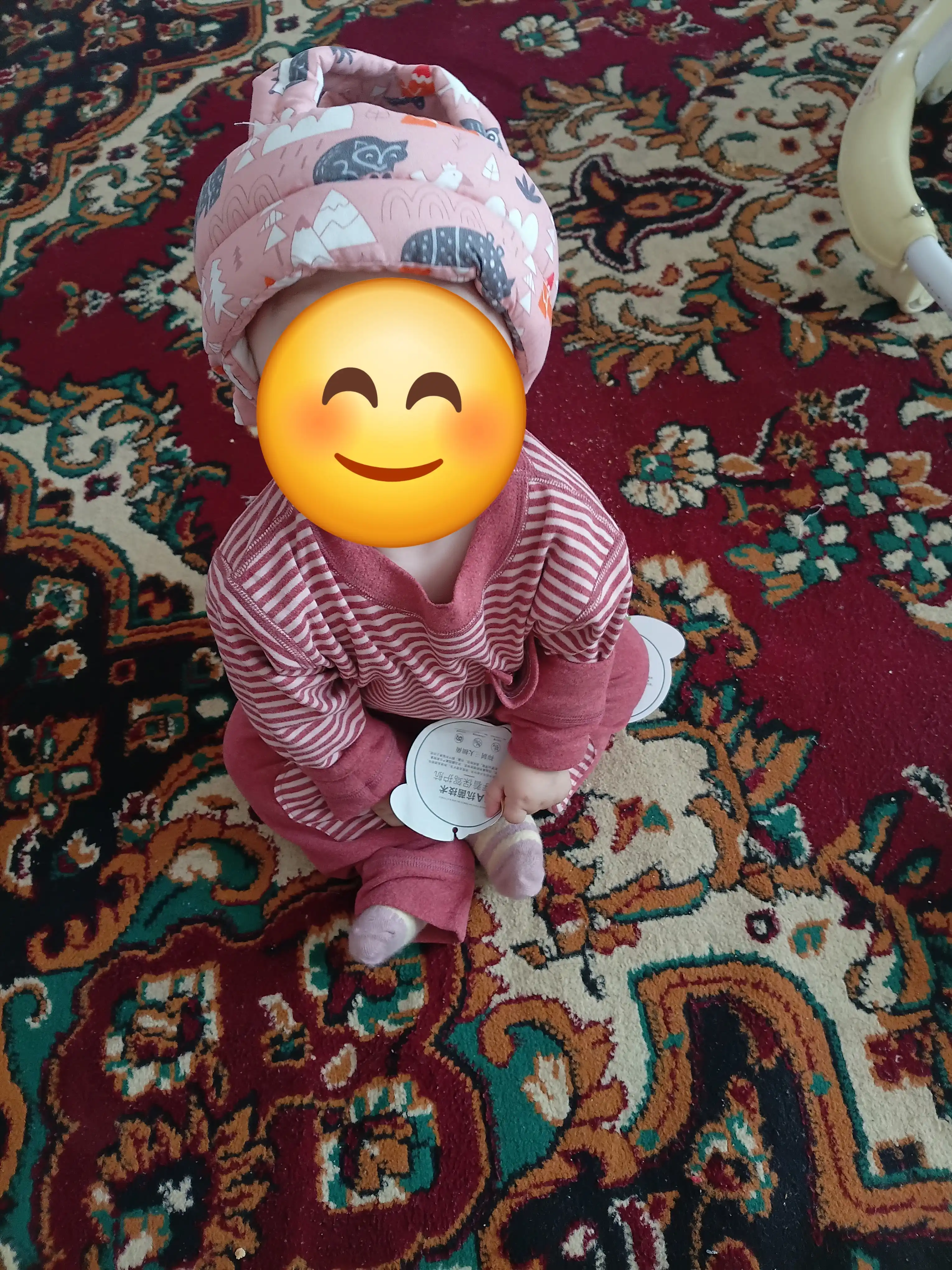 Bolalar uchun himoya shlemi, chaqaloqlar bosh kiyimi, boshga himoya, 3-36 oylik