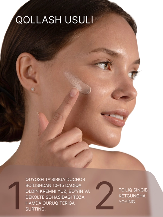 Geltek Mineral Tone-Up SPF 50+ tusli Pink Ivory quyoshdan himoyalovchi krem