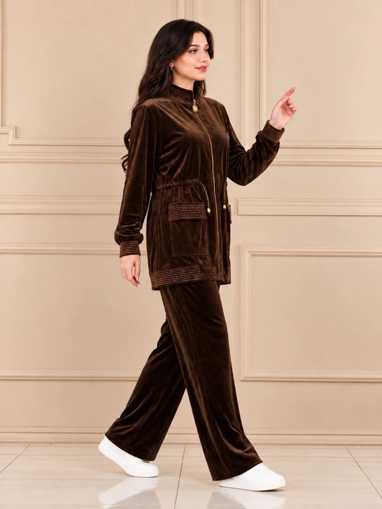 Lady Boss ayollar uchun uy kiyim to'plami, bambukli xalat