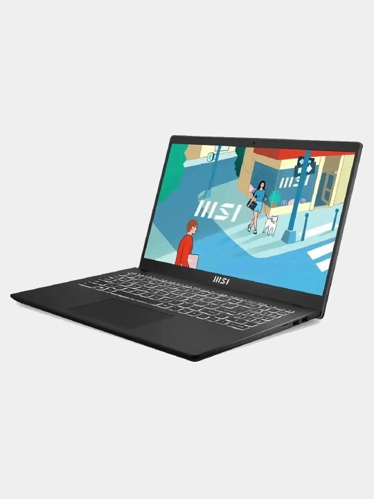 Ноутбук MSI Modern 14, Amd Ryzen 5 7430U (14" FHD IPS) 8GB RAM, SSD 512GB, Win 11, Face ID