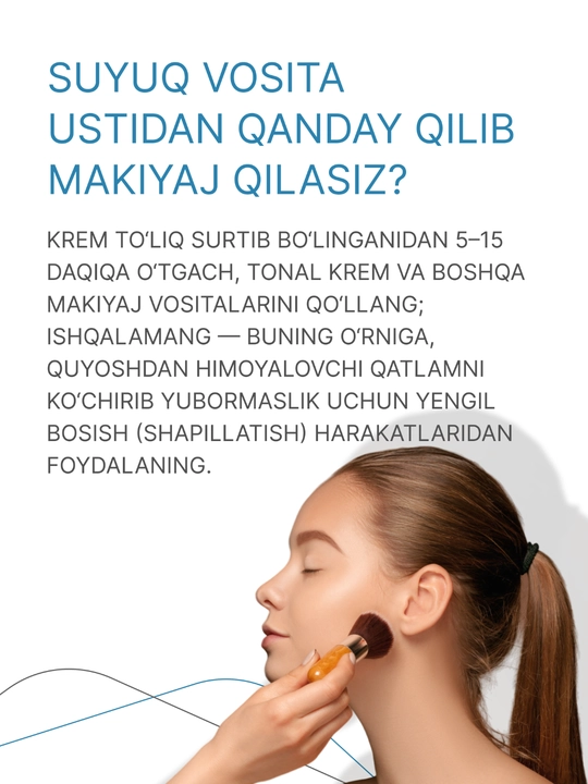 Geltek Quyoshdan himoya qiluvchi namlovchi suyuqlik SPF50+