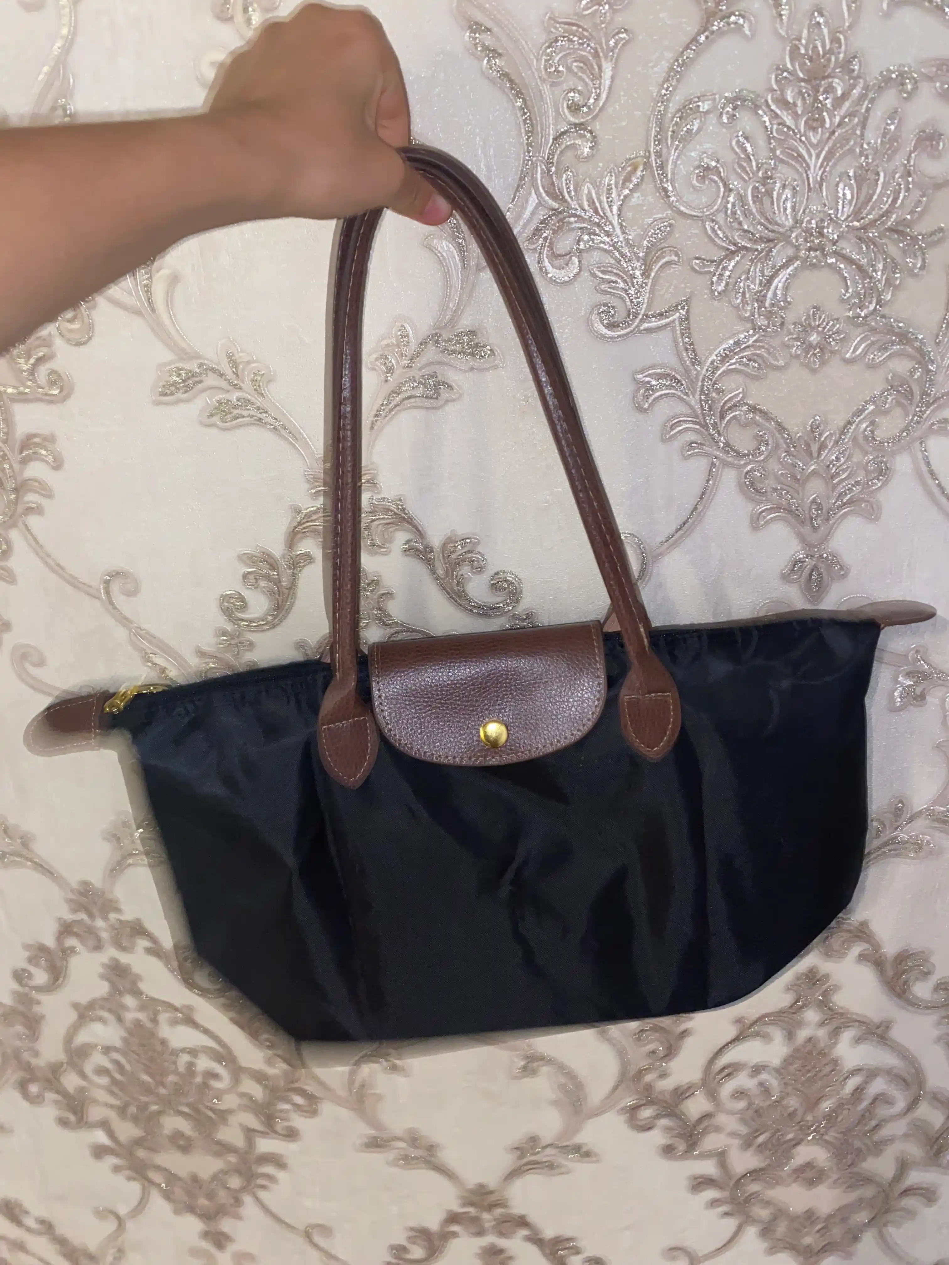 Ayollar uchun sumka, shopper yelkaga taqiladigan, katta neylon sumka, o'lchamlar S, M, L