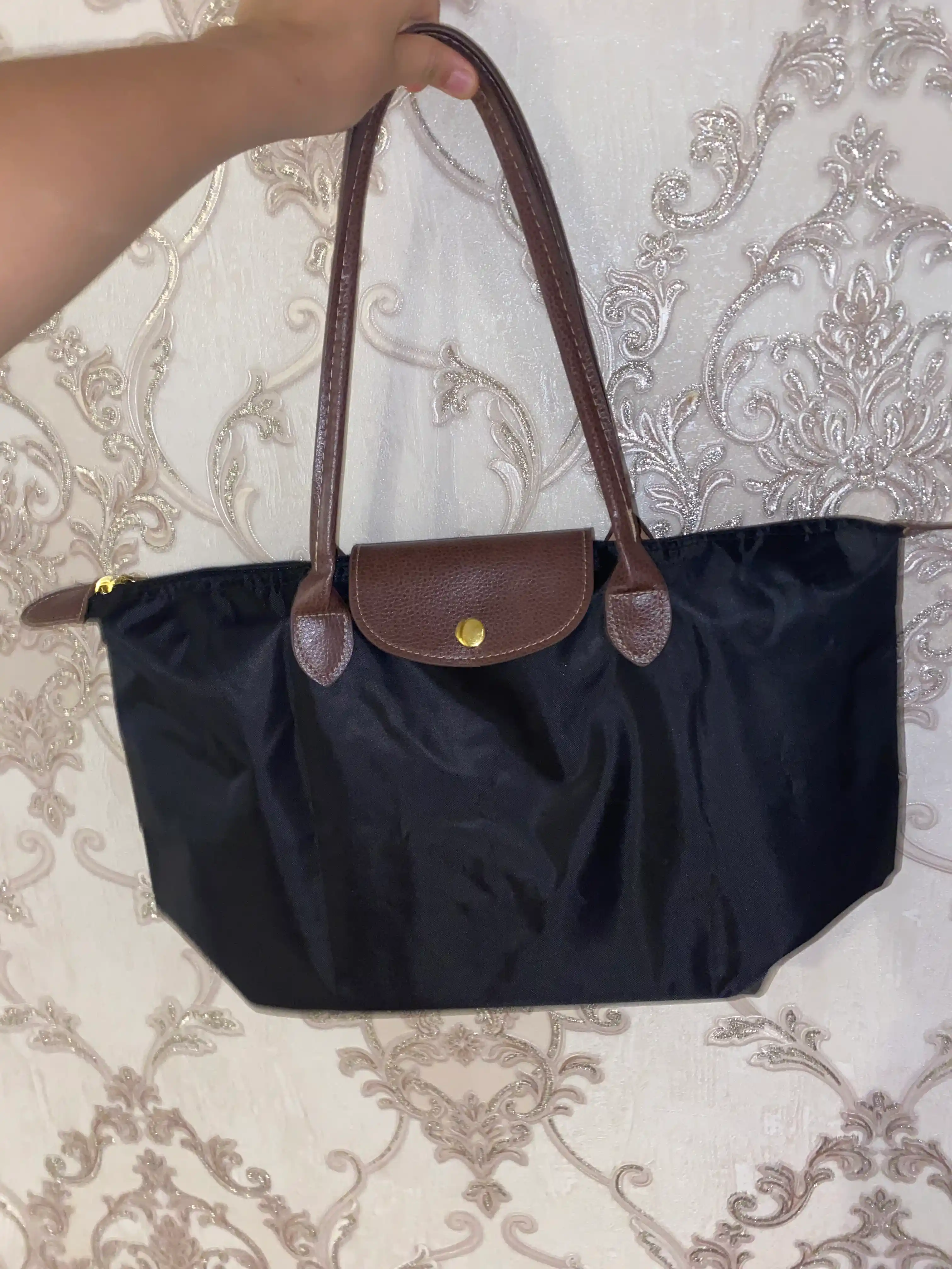 Ayollar uchun sumka, shopper yelkaga taqiladigan, katta neylon sumka, o'lchamlar S, M, L