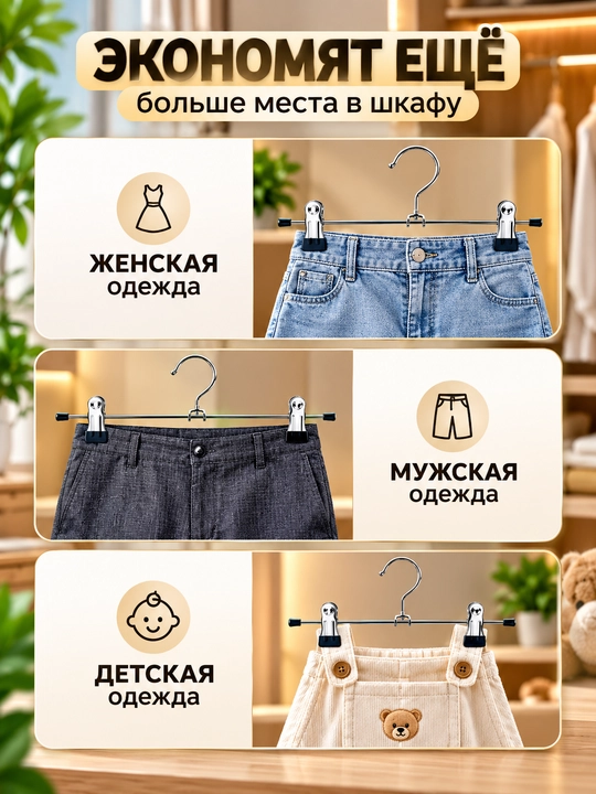 Ustki kiyim va shimlar uchun turli rangdagi plastik va metall ilgichlar