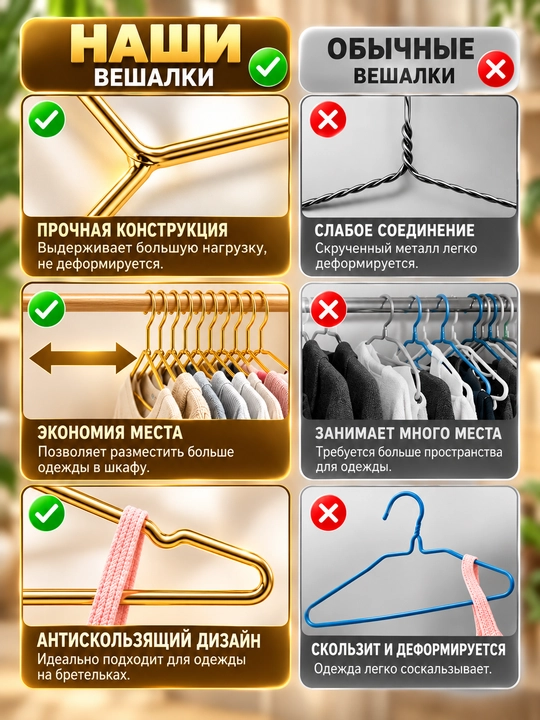 Вешалка для верхней одежды и брюк, пластиковые и металлические, разноцветные