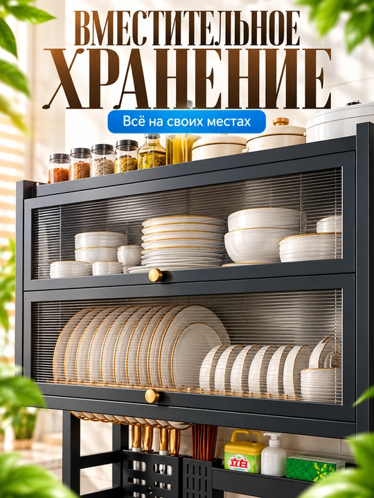 Сушилка для посуды металлическая 3-в-1, для кухни, над раковиной, многофункциональная