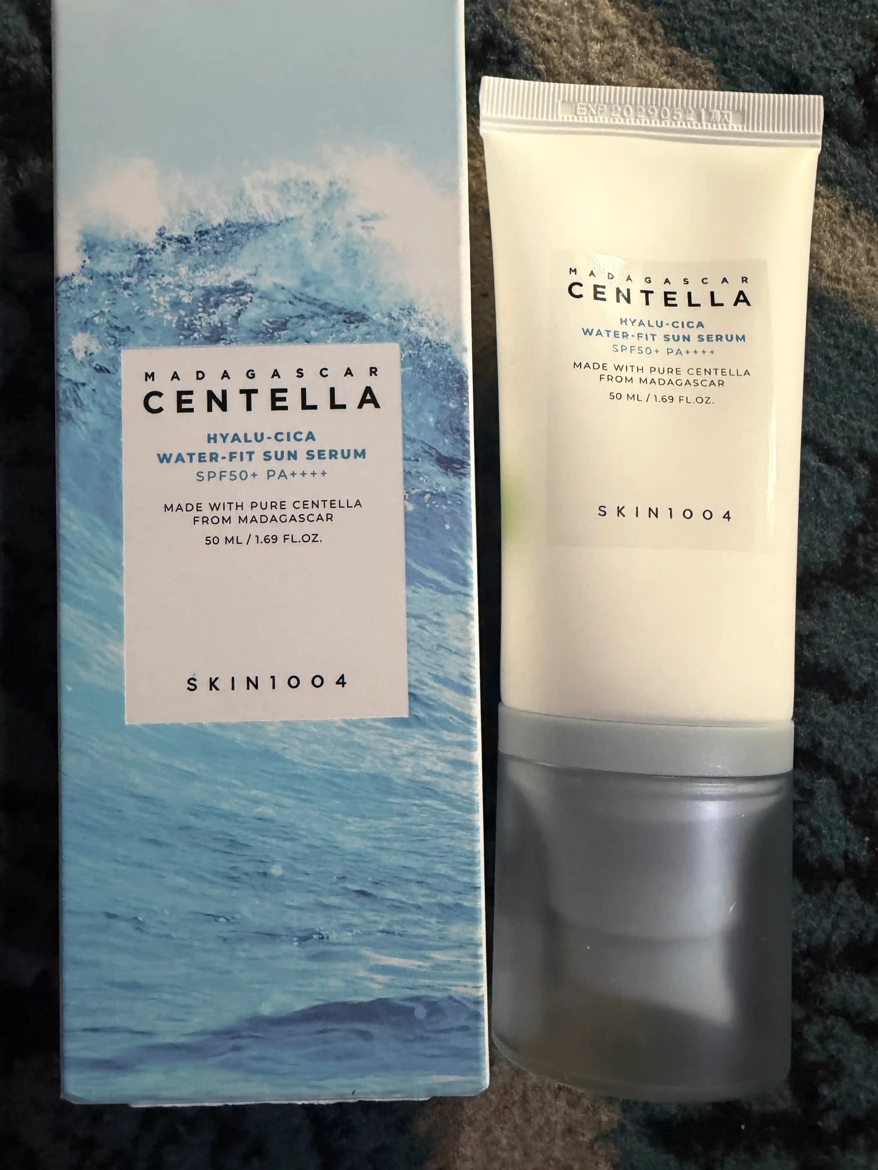 Quyoshdan krem SKIN1004 Madagascar Centella Hyalu-Cica Water-Fit SPF50/PA++++, 50 ml