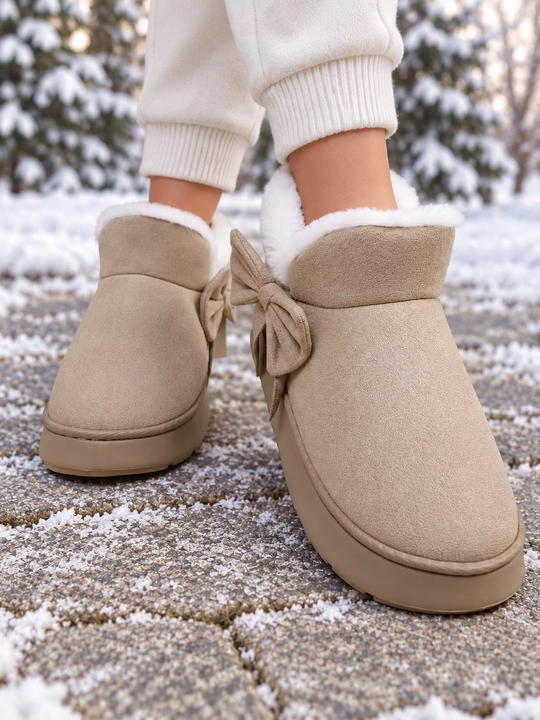 Ayollar uchun DIMORE SnowBelle uggilari, bantli va mo’ynali oyoq kiyimi, 36-37 — 42-43