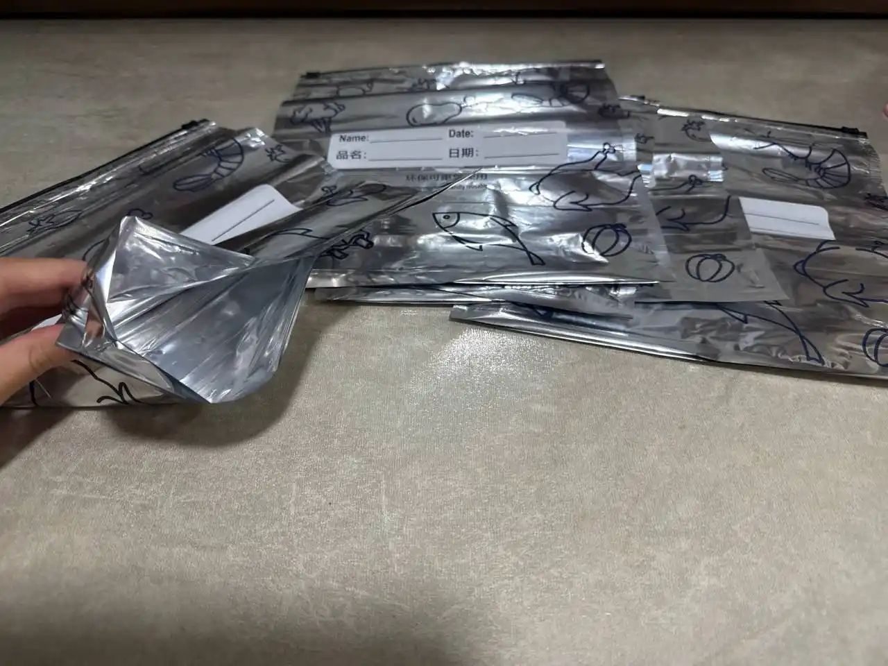 Zip paketlar, muzlatish, saqlash uchun paketlar, ko‘p martalik,5dona,10 dona, 3 o‘lchamli