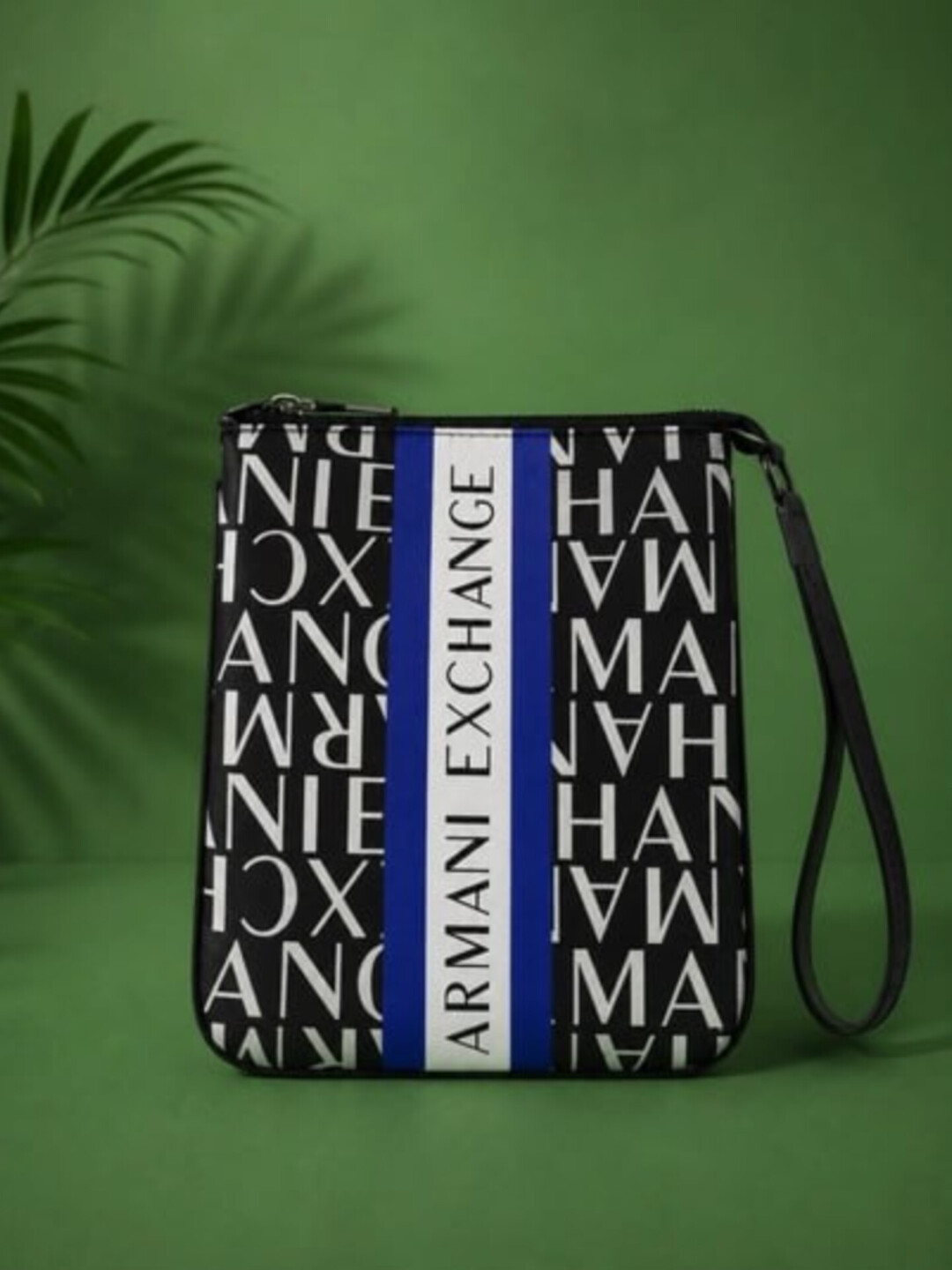 Мужской клатч премиум-класса Armani Exchange, для документов и планшета, 24×27 см - 