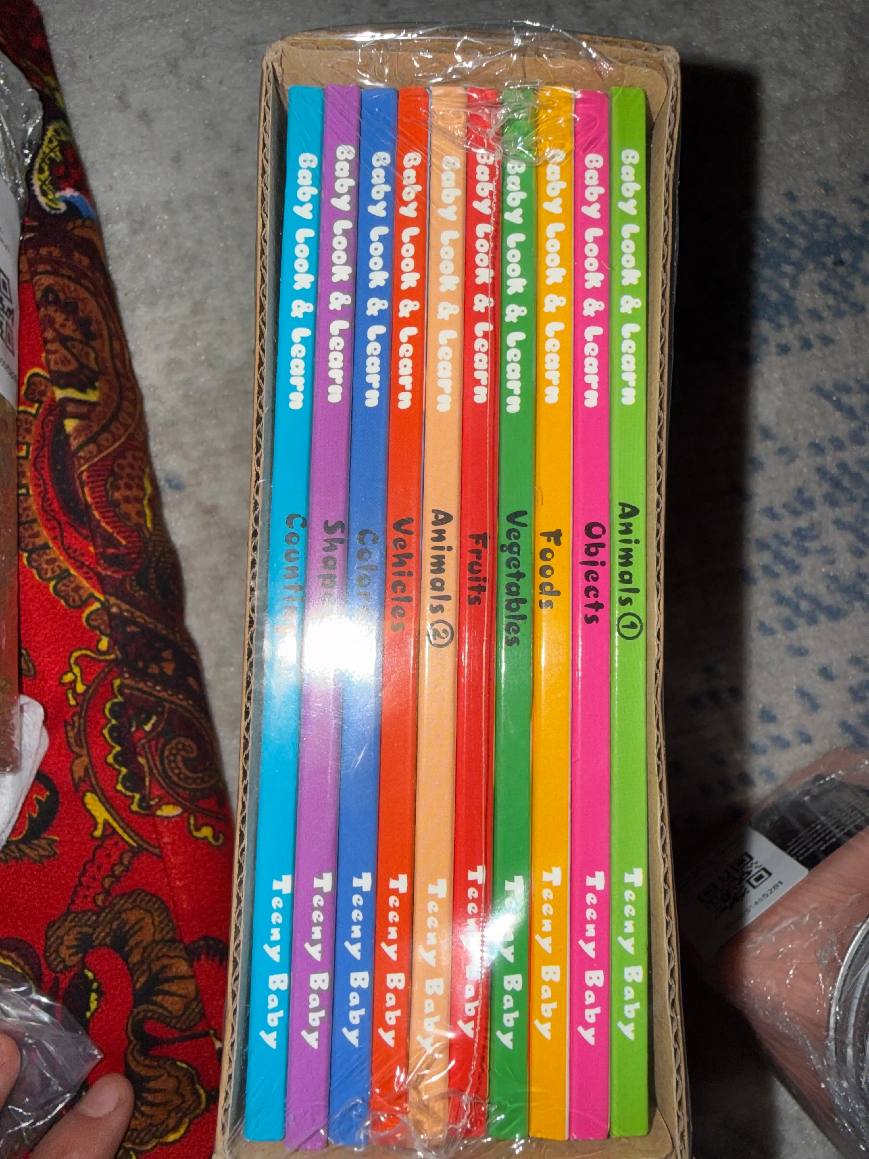Ingiliz tilini o'rgatish uchun Usborne kitobi, qattiq muqovali bolalar kitoblari, 10 dona