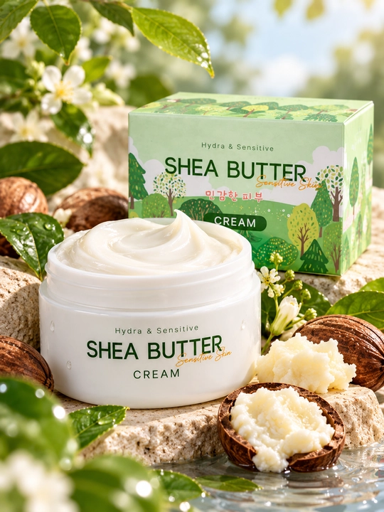 Shea Butter крем для лица — увлажняющий и питательный крем - 