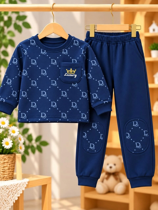 2–5 yoshli o‘g‘il va qiz bolalar uchun mo‘ljallangan issiq kashmir pijama