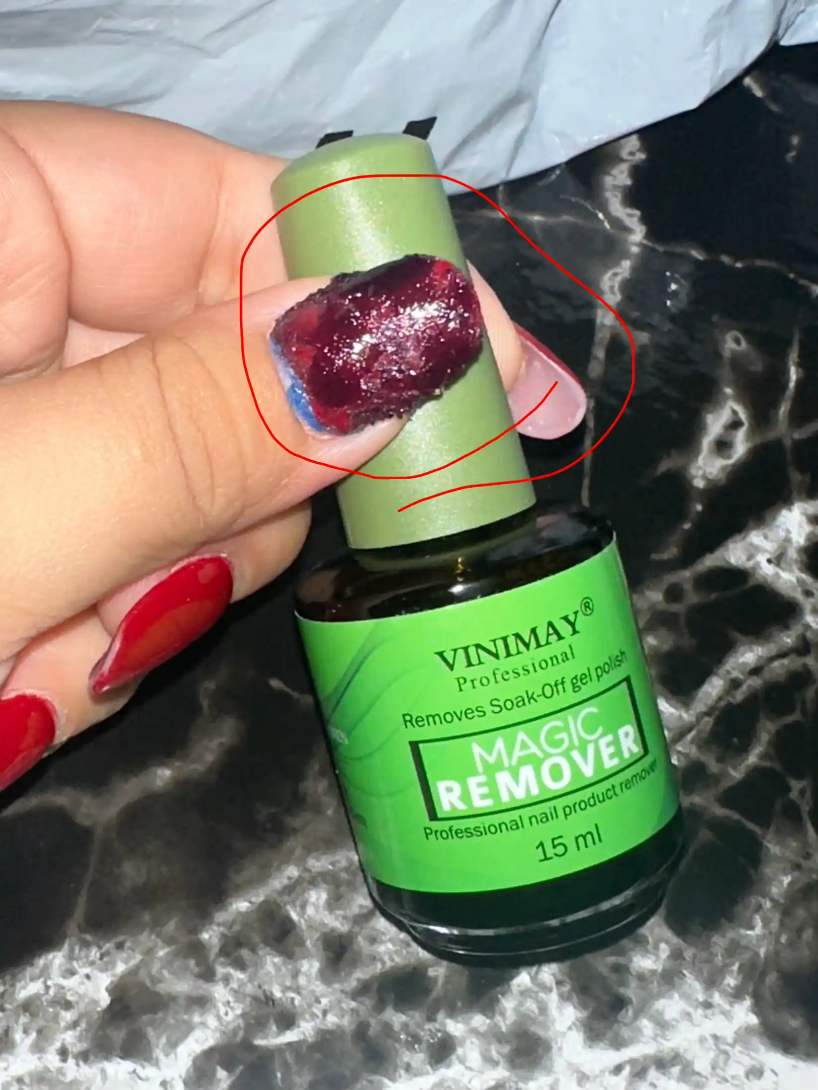 Средство для снятия гель лака, Vinimay