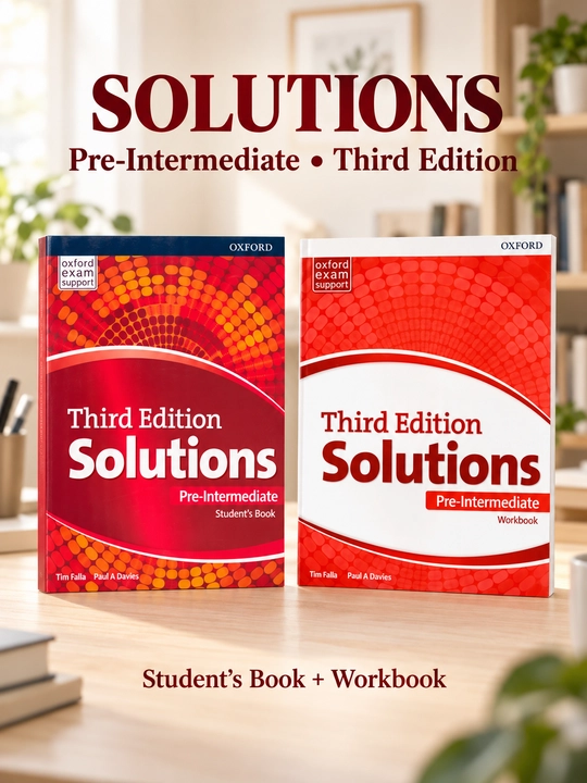 Solutions. Pre-Intermediate. Third Edition. Student's Book+Workbook - 