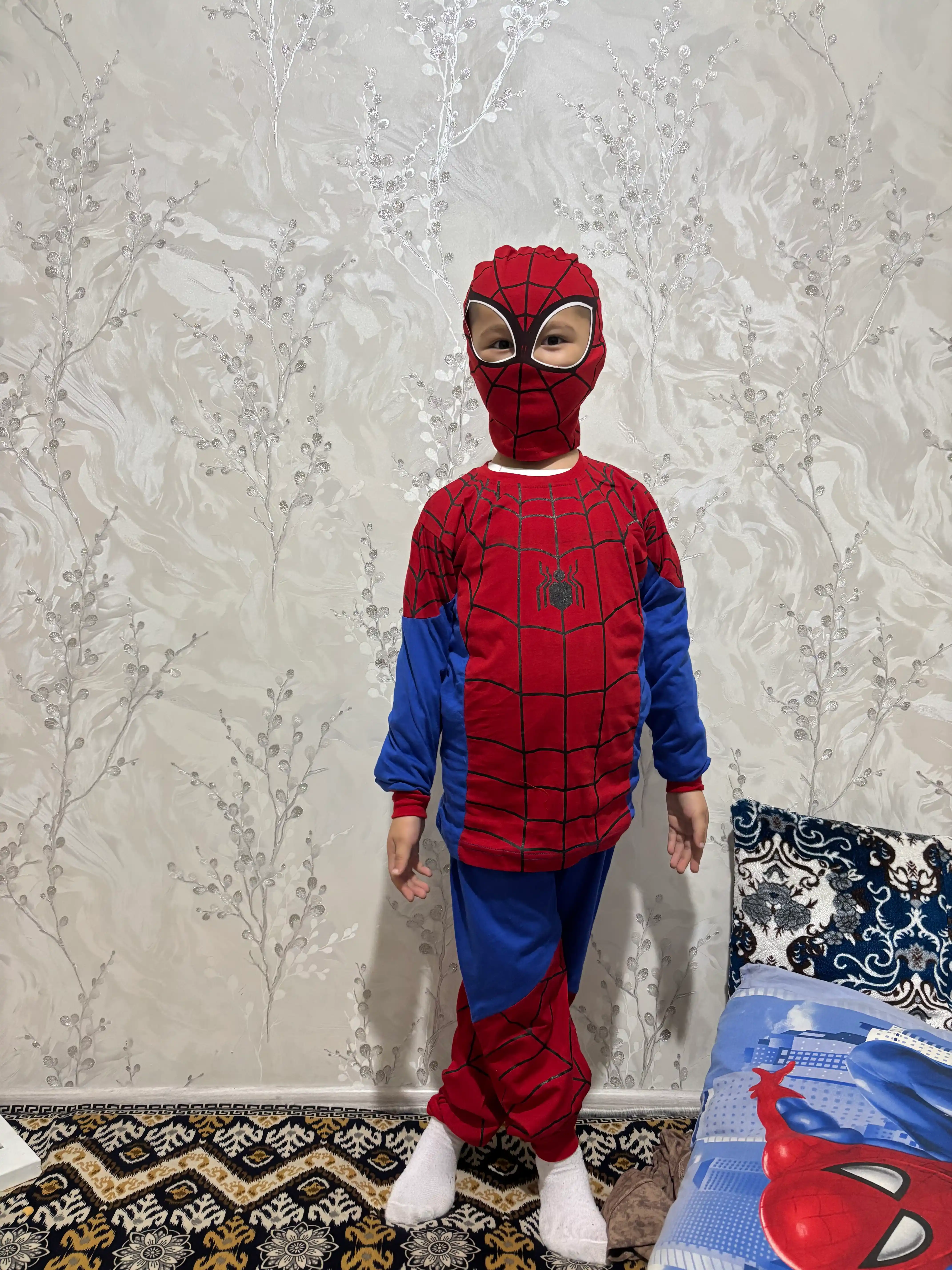 O'rgimchak odam (SPIDERMAN) 98% paxtadan kiyimi, superqahramonlar
