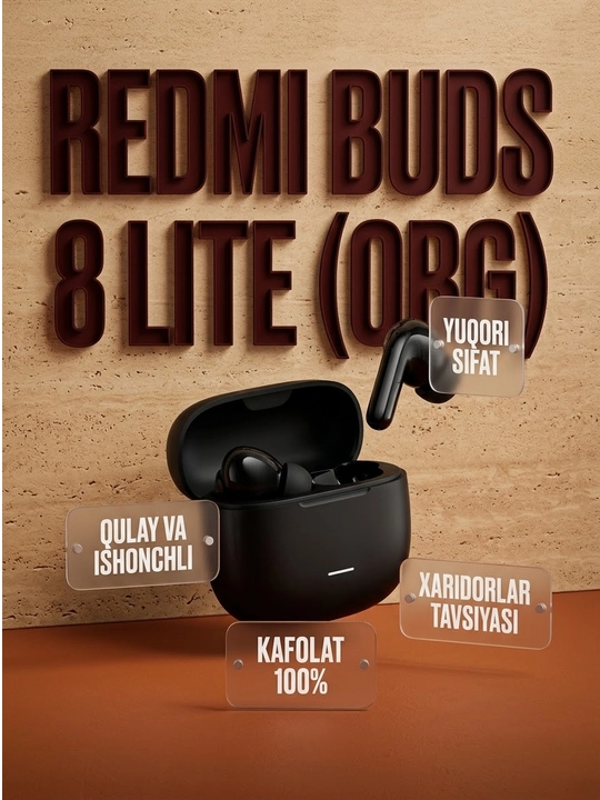 Беспроводные TWS наушники Xiaomi Redmi Buds: Buds 6 Active, Buds 5 ANC, Buds 6 Lite, Buds 6 Play, Buds 5 Pro
