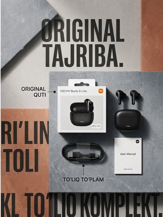 Беспроводные TWS наушники Xiaomi Redmi Buds: Buds 6 Active, Buds 5 ANC, Buds 6 Lite, Buds 6 Play, Buds 5 Pro