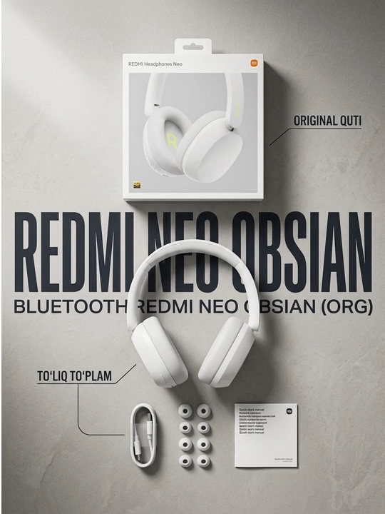 Xiaomi Redmi Buds simsiz Bluetooth quloqchinlari: Buds 6 Active, Buds 5 ANC, Buds 6 Lite, Buds 6 Play, Buds 5 Pro