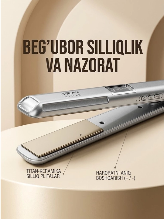 Профессиональные выпрямители для волос JRM STYLER: модели JR-2027, JR-8032, JR-1066, JR-1055, JR-1122, JR-1051, JR-2026
