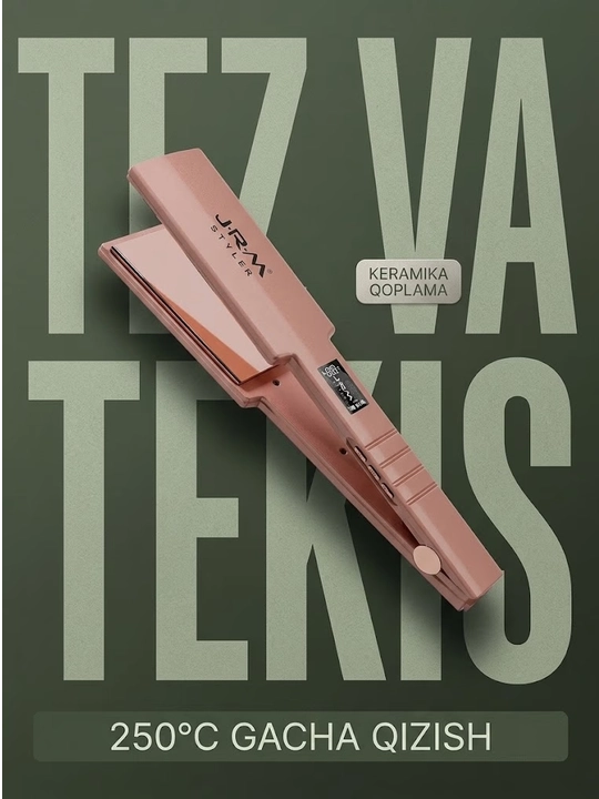 Профессиональные выпрямители для волос JRM STYLER: модели JR-2027, JR-8032, JR-1066, JR-1055, JR-1122, JR-1051, JR-2026