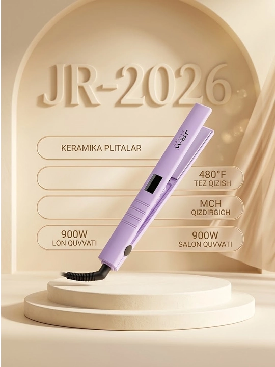 Профессиональные выпрямители для волос JRM STYLER: модели JR-2027, JR-8032, JR-1066, JR-1055, JR-1122, JR-1051, JR-2026