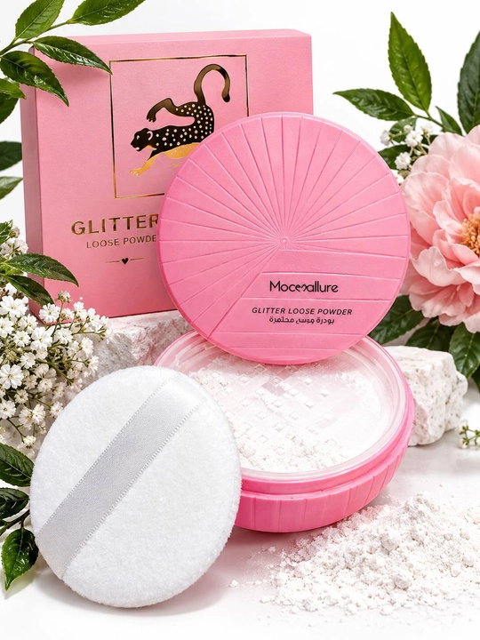 Mocœallure Glitter Loose Powder — рассыпчатая мерцающая пудра для лица - 