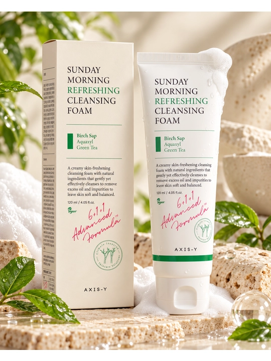 AXIS-Y Sunday Morning Refreshing Cleansing Foam — 120 ml