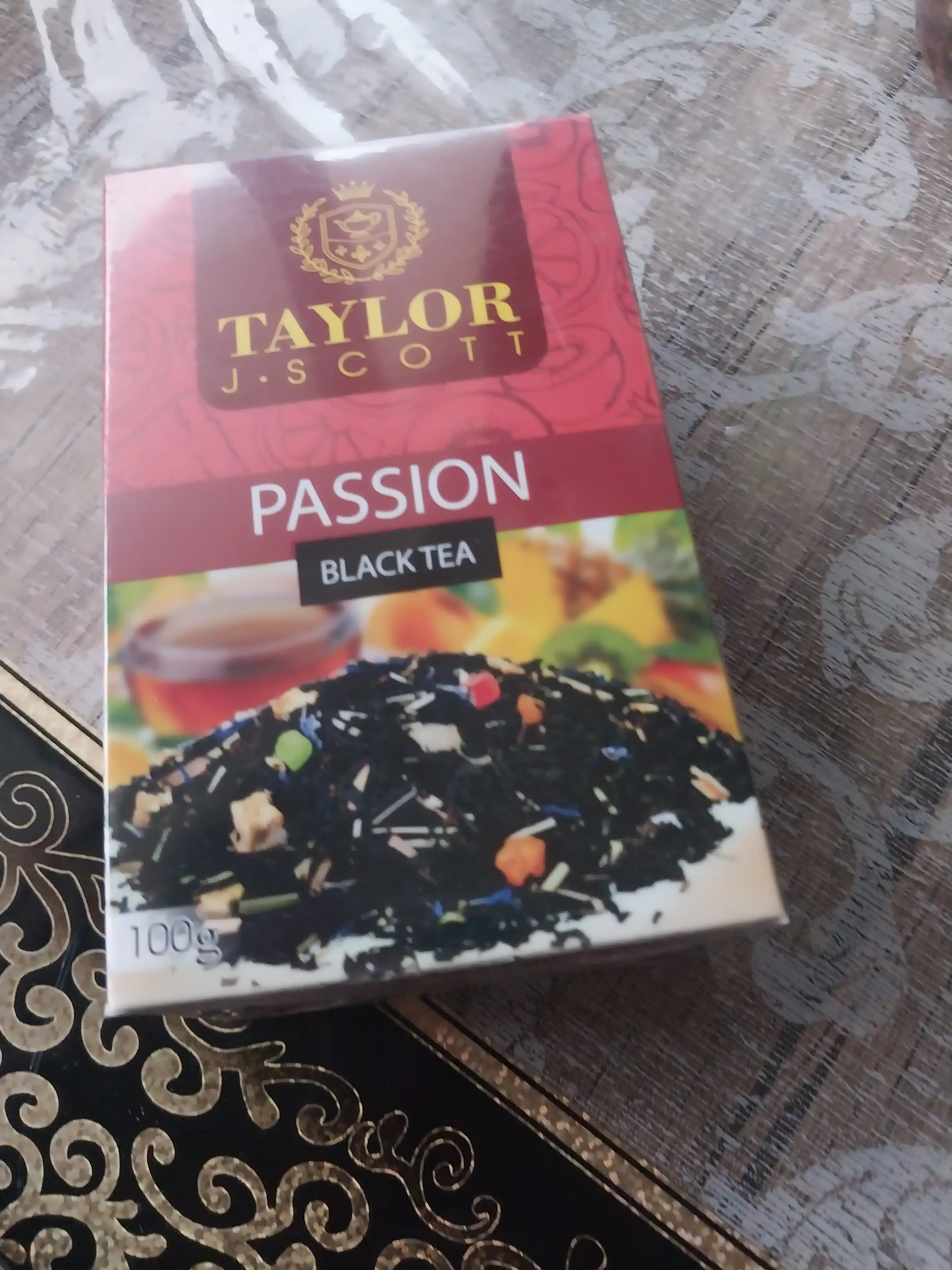 Taylor Tea Passion mevali qora choy, 100 g
