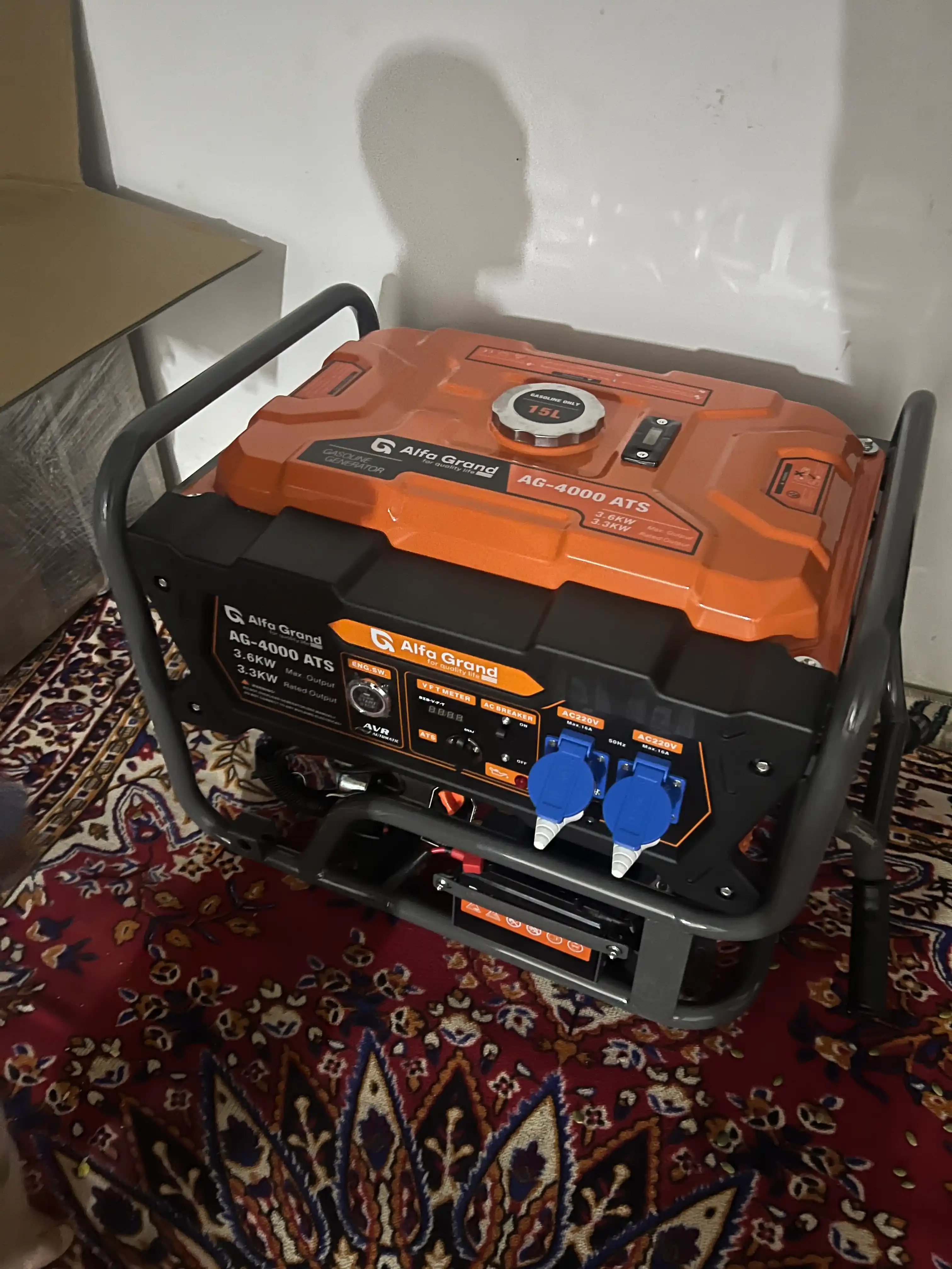 Benzinli elektr generator Alfa Grand 3.6kw 220v AG 4000