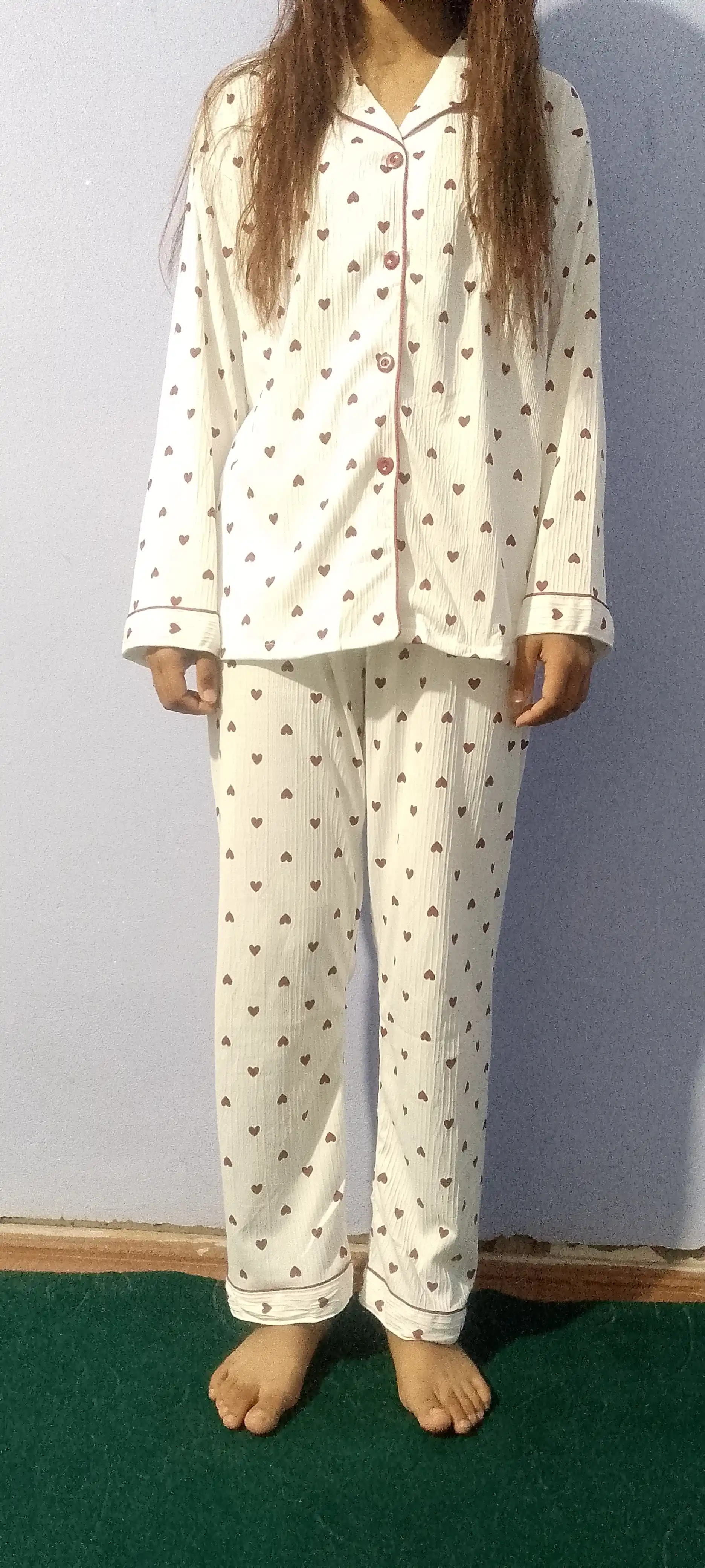 Ayollar uchun pijama yumshoq mato uy va uyqu uchun qulay kiyim