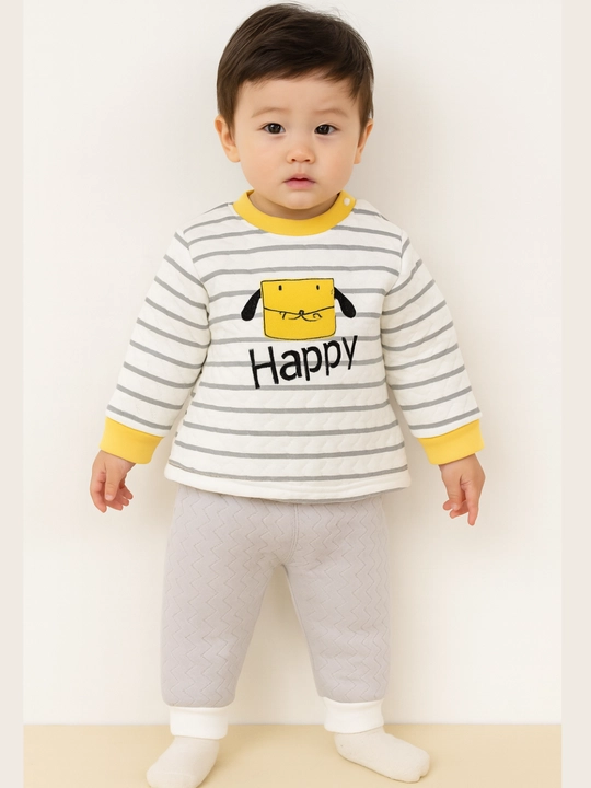 Детский комплект из муслина MASCOTBABY, 100% хлопок, кофта и штаны, для дома и сна