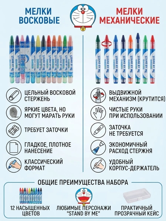 Цветные мелки для рисования, в виде карандаша, с колпачком