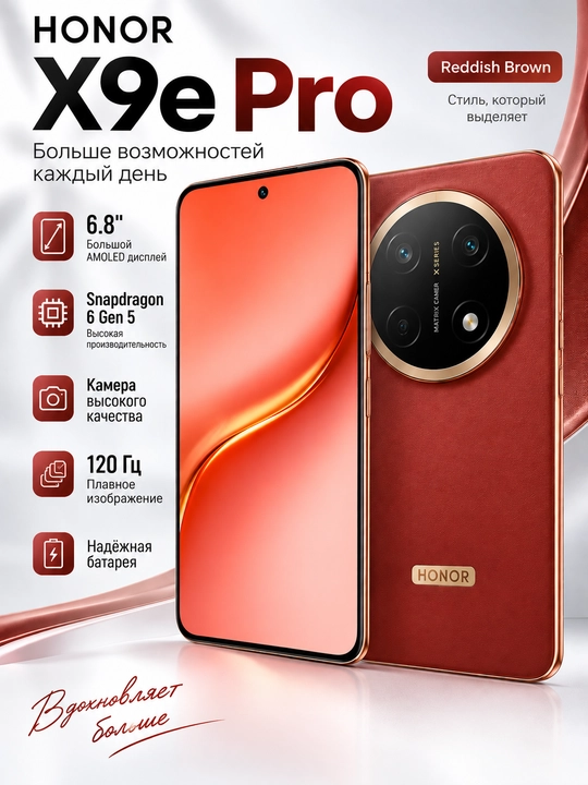 HONOR X9e Pro 5G - maksimal avtonomlikka e’tibor qaratilgan smartfon - 