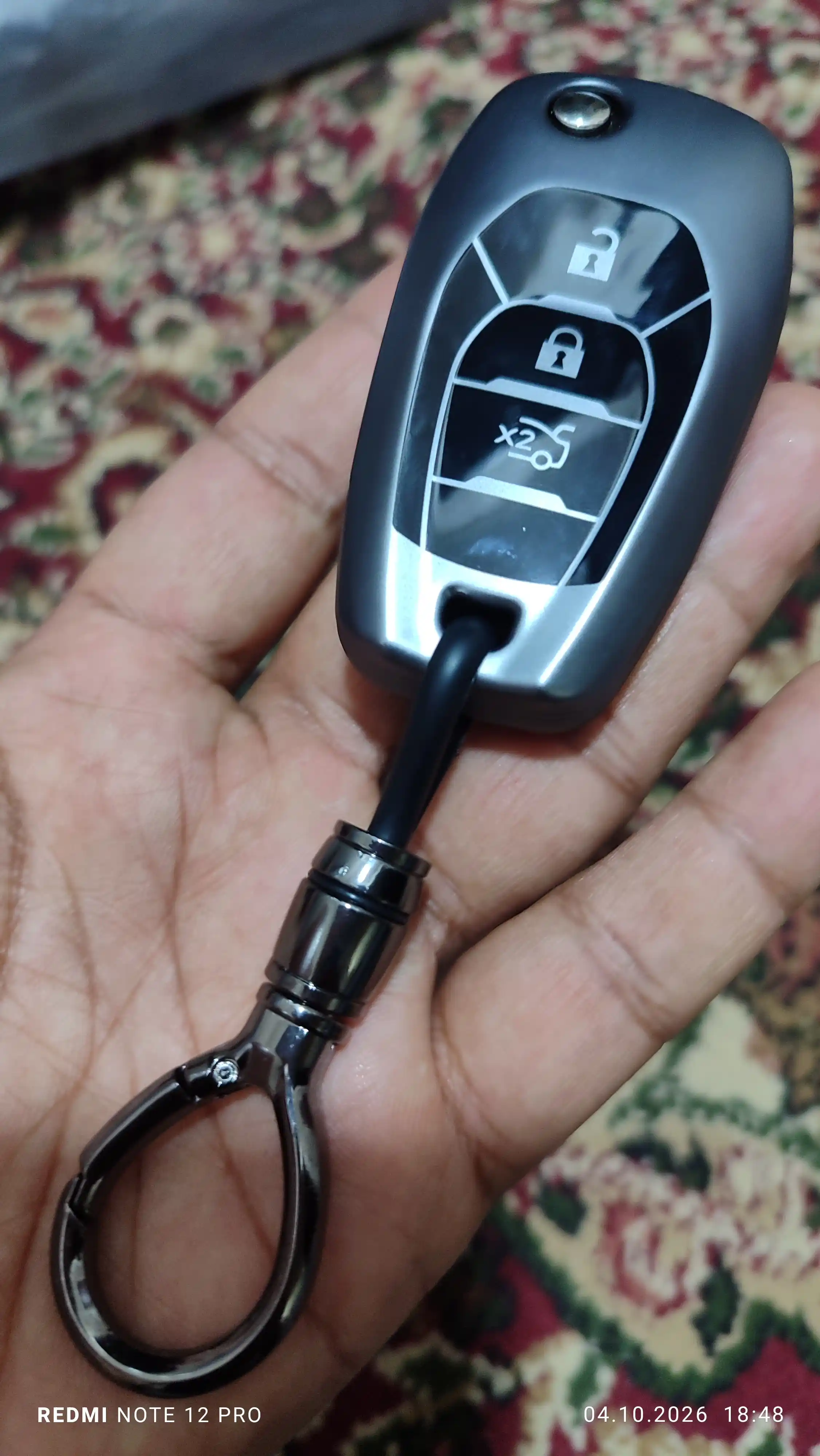 Чехол для ключа Chevrolet Cobalt Металл, Карбон, Силикон