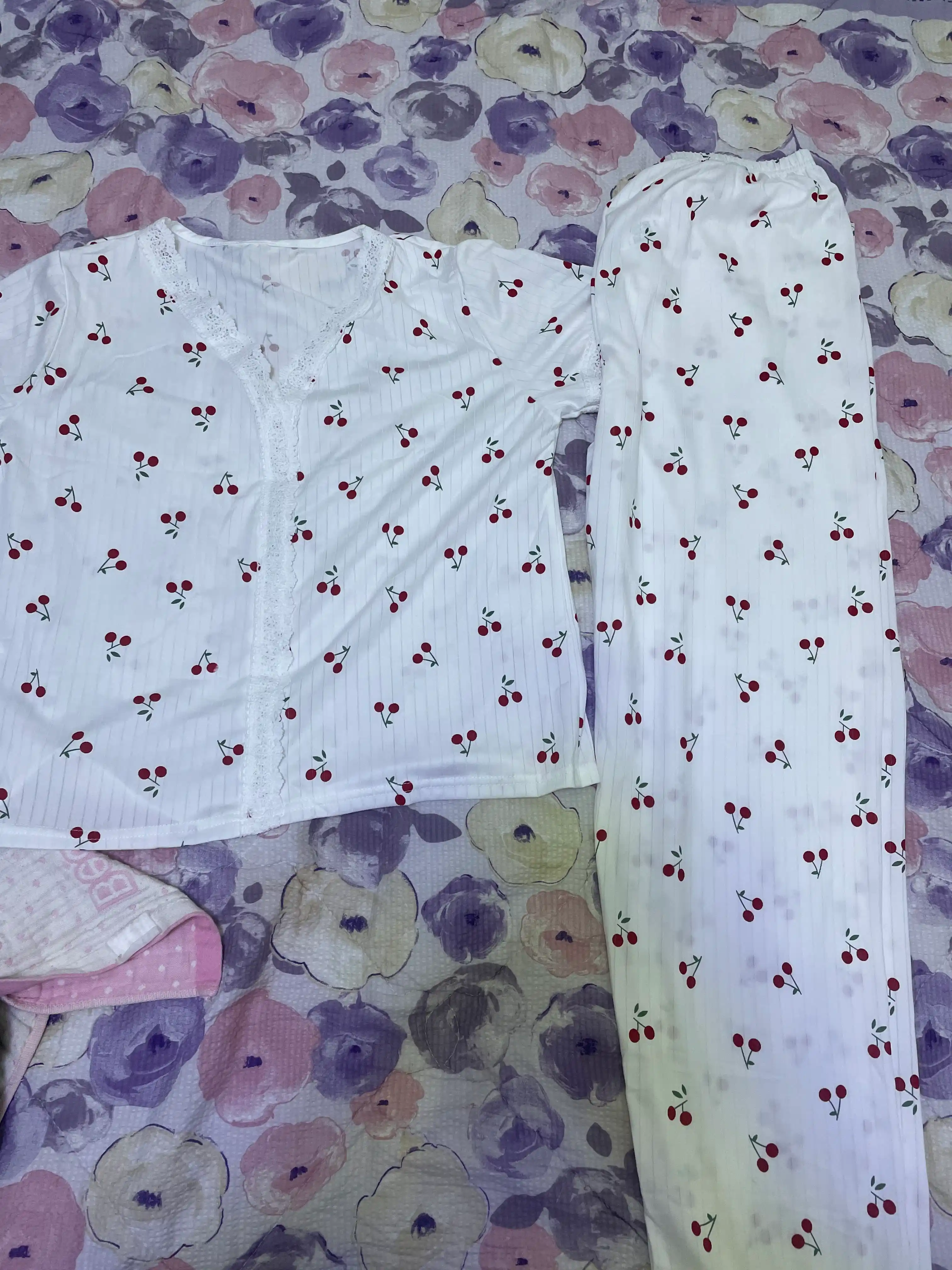 Ayollar pijamasi Kioko, ayollar uchun ikki qismli pijama, uy kiyimi, ayollar uy kostyumi