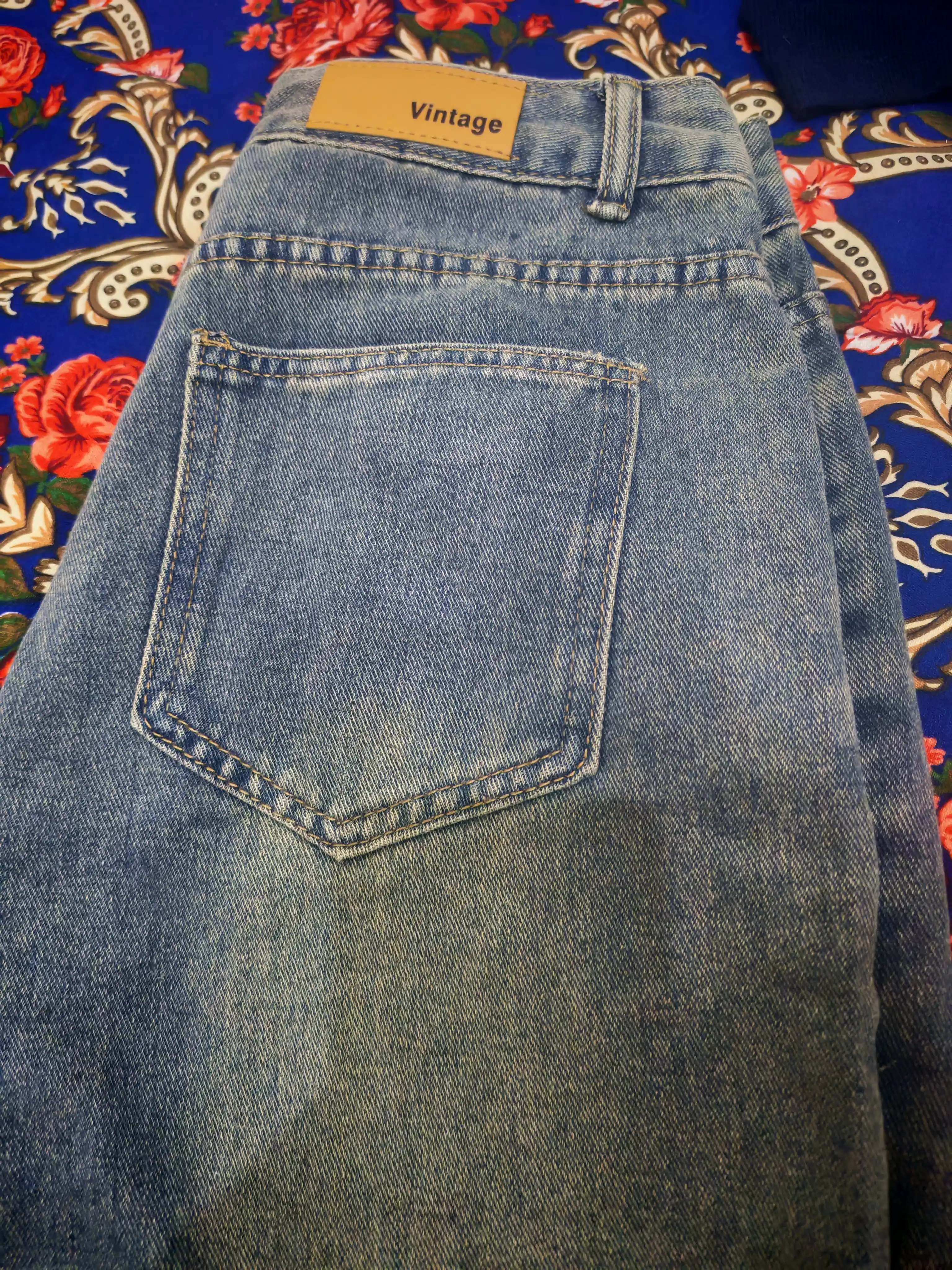 Ayollar uchun Baggy Y2K jinsi shimlar, paxtadan tikilgan, keng fason, yuqori bel, XS-2XL